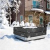 ULTCOVER Waterproof 600D Polyester Square Hot Tub Cover Outdoor SPA