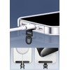 ZXZone Metal Phone Tether Tab, Anti-Scratch, Metal Phone Patch, Universal