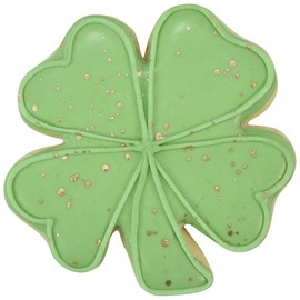 R&M Shamrock 3" Cookie Cutter Bright Green With Colored, Durable, Baked-on Polyresin Finish