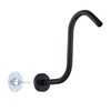 RAINREVIVE Shower Head Arm 10 Inch, S Shaped Shower Head