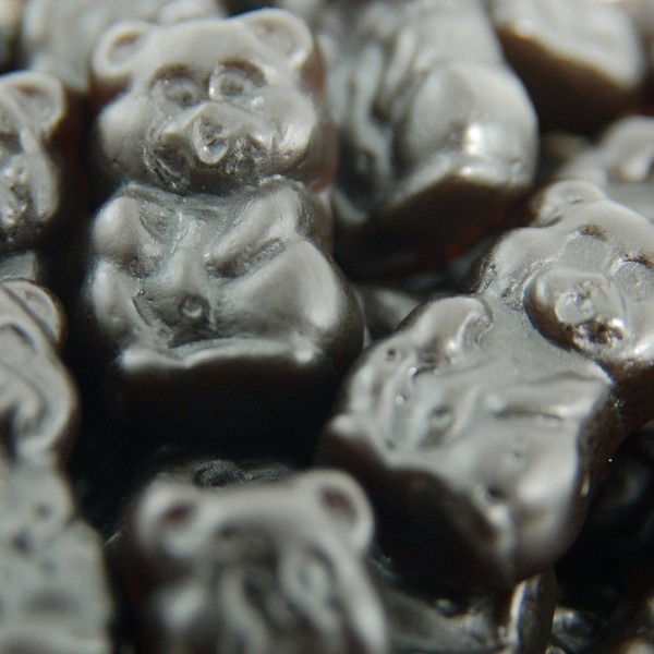 deBron Sugarfree Licorice Bears, 2.2lb (1 bag) Beertjes