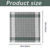 ARKBAODAN 12 pack Men's Handkerchiefs 100% Cotton 16 inch Large