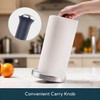KITCHENDAO One-Handed Countertop Paper Towel Holder, Rotation Freestanding Kitchen Paper