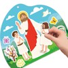 DONCIDAY DIY Make an Easter He Lives Scenes Sticker Jesus