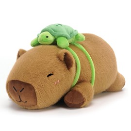SQEQE Weighted Capybara Plush, Soft Weighted Stuffed Animals Pillow, Cute Plushie Toy for Kids Adults (13.8 Inch/1.6 Lbs)