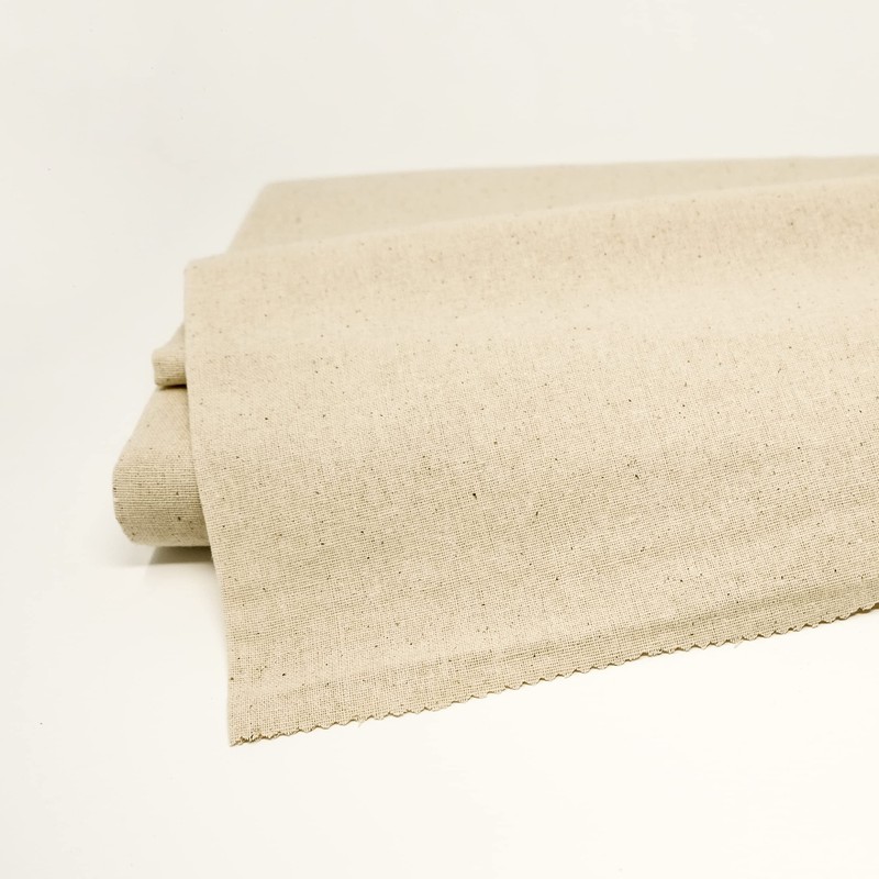 Roc-Lon 44/45" 100% Cotton Osnaburg Natural Perm Press, Off-White, Cut