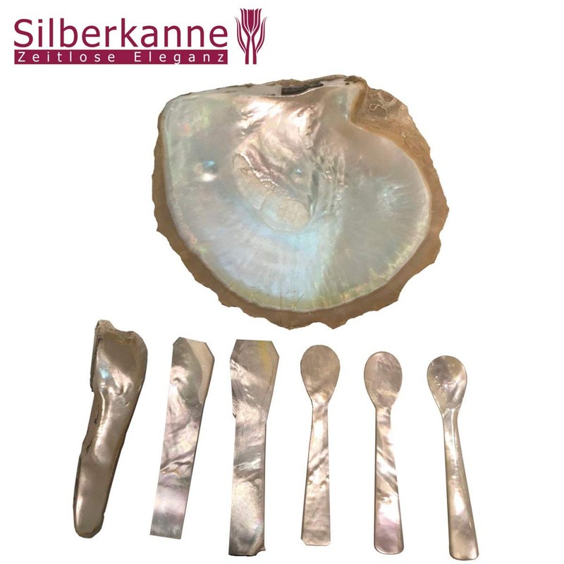 SILBERKANNE Eierlöffel Perlmutt L 12,5cm Perlmutt