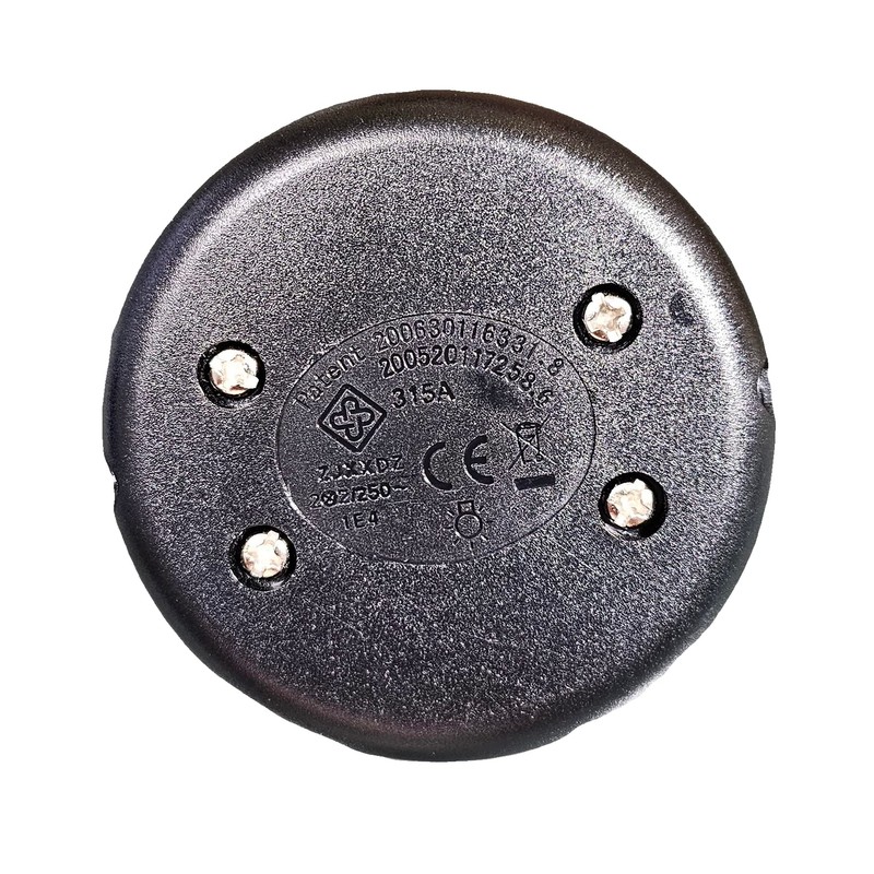 Foot Switch with Screw Contacts 1 Pin 2A 250V Black