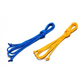 EVERNEW EKD318 Color Double Dutch Double Slops, Blue x Yellow, 16.9 ft (4.3 m), Set of 2