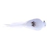 POFET 2pcs Artificial Foam Feather White Birds Decorative Fake Doves