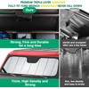 Covosun Windshield Sunshade for Ford Bronco, Premium Folding Windshield Sun