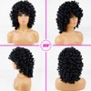 andromeda Short Curly Wigs for Black Women Soft Black Curly