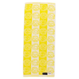 Curious George [Face Towel] Jacquard Long Towel/Yellow Line Up