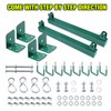 Ultdiyer Heavy Duty Glider Swing Brackets, 400lbs Conversion Kit for