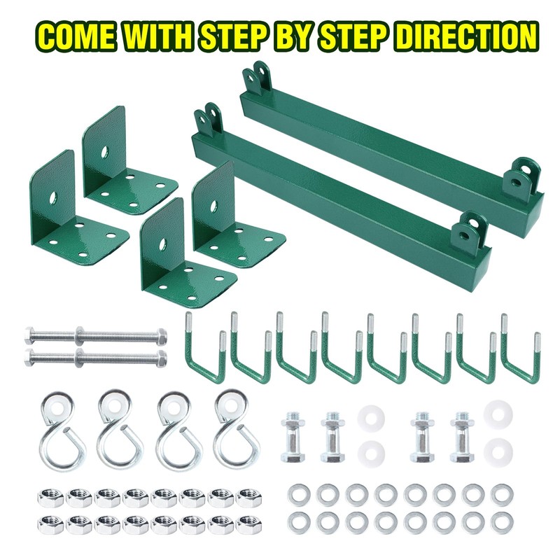 Ultdiyer Heavy Duty Glider Swing Brackets, 400lbs Conversion Kit for