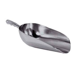 Lehman's Cast Aluminum Grain Scoop, 2 Cup 24 Oz Capacity for Bulk Foods or Grain Bins