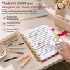 Spiral Notebook Journal 8''x 10'' 5 Subject Notebook with Dividers,