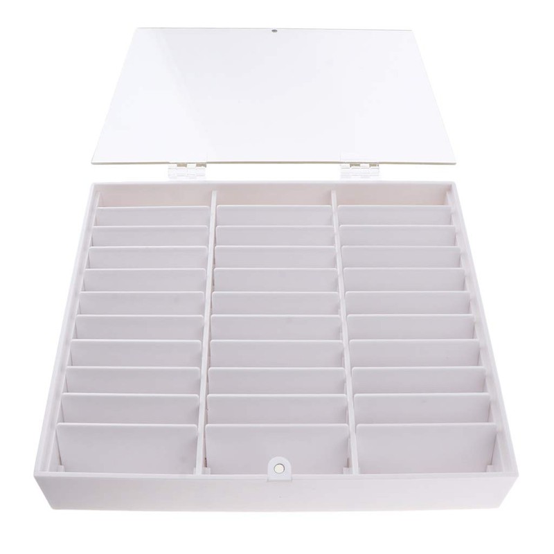 Nail Storage Box Adjustable Nail Colour Cards Display Box for
