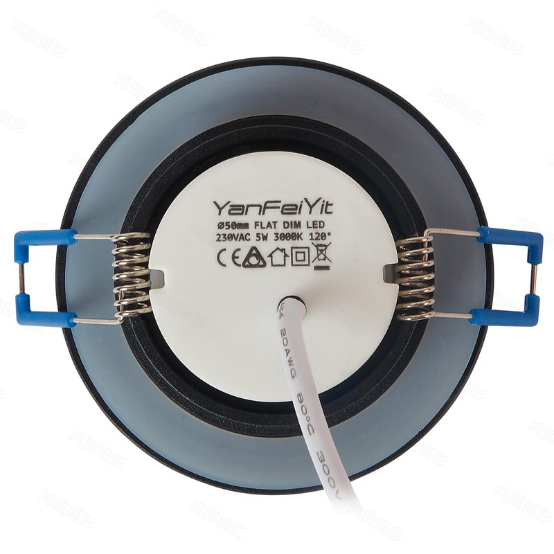 YanFeiYit LED Spotlights Dimmable Ceramic Flat 230 V 5 W