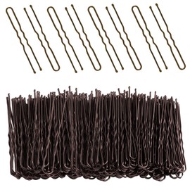 EUPSIIU Pack of 200 Hair Pins, U-shaped Hair Pins, 7 cm Hair Clips, Metal Wave Shape Hair Clips, Invisible Hair Pins, Bobby Pins, Hair Accessories, Hairdressing Salon for Girls, Hair Accessories