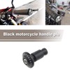 1 Pair Motorcycle Handlebar End Covers 22mm with Bolts Expander