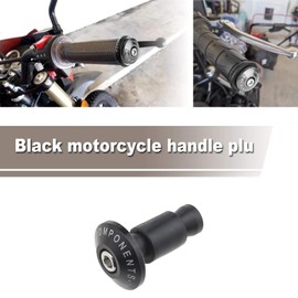 1 Pair Motorcycle Handlebar End Covers 22mm with Bolts Expander Tube Wrench Hex for 7/8 Inch Bars