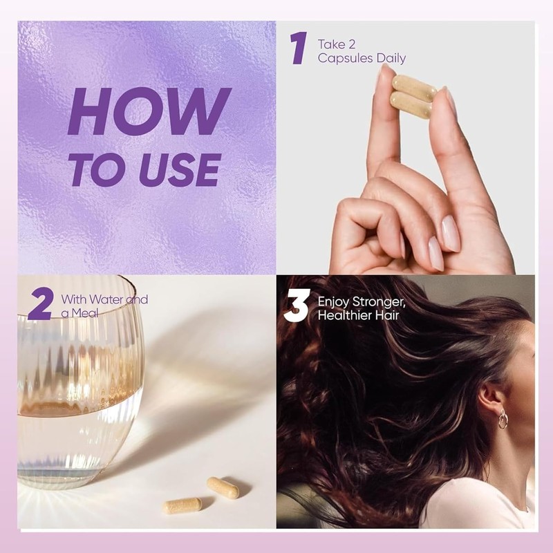2-Pack Hair Growth Serum - Regrow Hair, Strengthen Hair/Skin/Nails