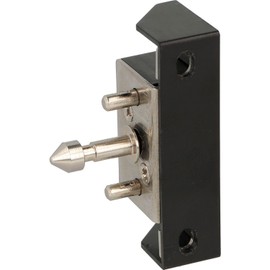 Siso Locking part suitable for door lock, electric mini with fingerprint - door lock with finger scan ideal for furniture, plastic/steel, black