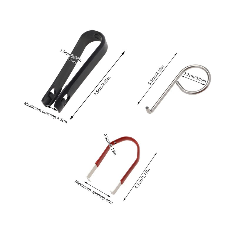 eMagTech 6Pcs Wheel Bolt Cap Cover Removers Tool Set Universal