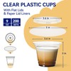 JOLLY CHEF 200 Sets 9 oz Clear Plastic Cups with