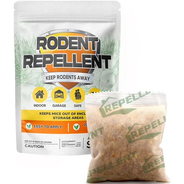 LEBMP Rodent Repellent, Mouse Repellent Pouches, Mice Repellent Indoor-1P