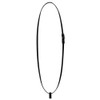 Kokuyo hanging string aidopurasu 8 mm Wide Black nahu –