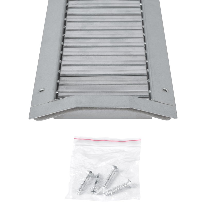 Vent Systems 17" x 5" Inch Galvanized Steel Louvered Air
