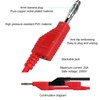 4mm Banana to Crocodile Clip Test Lead Stackable Soft Flexible