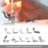 11pcs Professional Sewing Presser Feet Set Domestic Sewing Machine Accessories
