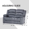 ULTICOR Reclining Loveseat Slipcover, 48" - 65" L, 6-Piece Jacquared