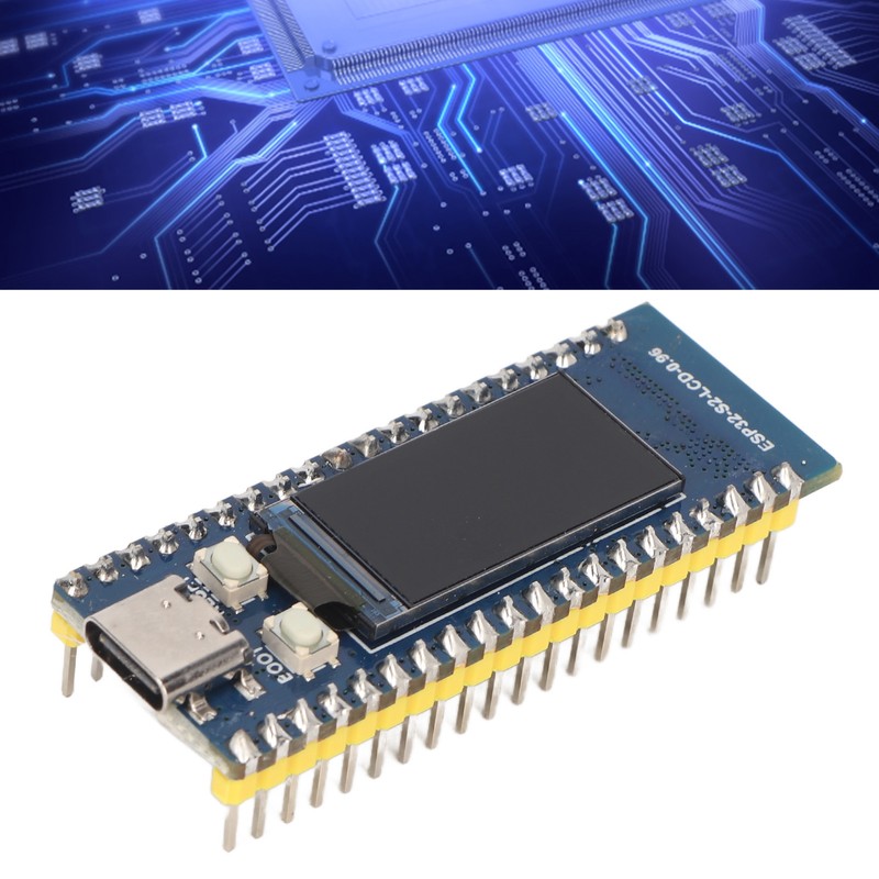 Microcontroller Mini Development Board 0.96in LCD Display 2.4 GHz WiFi