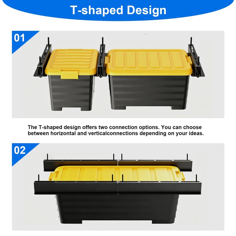 Demimy Heavy Duty Overhead Garage Storage Racks, Ceiling Mount, 6