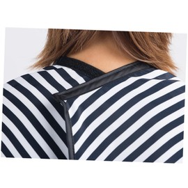 FOMIYES Barber Cape Hair Cutting Neck Shield Salon Hairdressing Cape Striped Shawl Made from Nylon Comfortable Easy to Clean