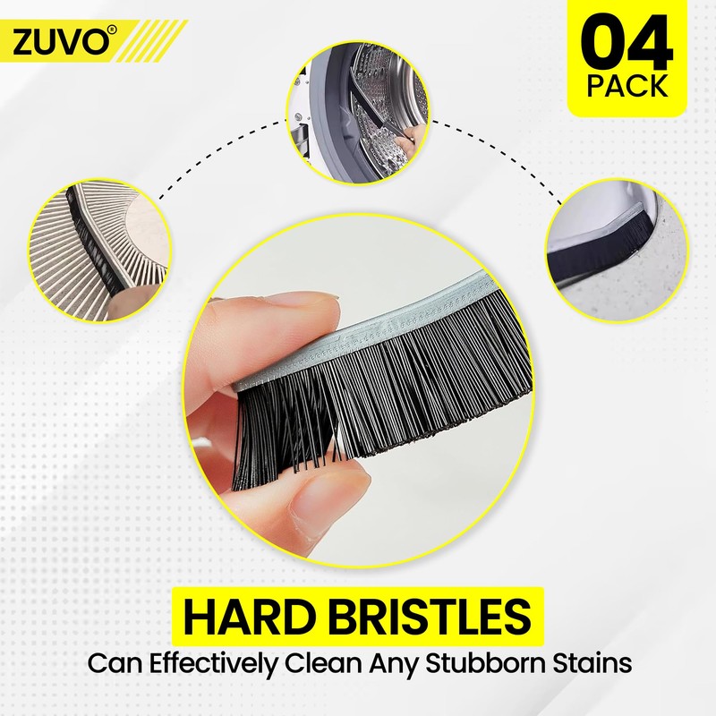 Zuvo Crevice Cleaning Brush, White, XL