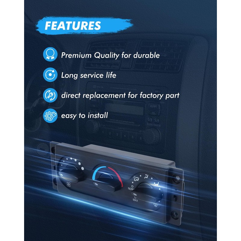 ECCPP 3545543C5 Climate Control Module AC Heater Climate Control Panle