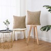 HPUK Pack of 2 Tan Throw Pillow Covers, 18x18 inch