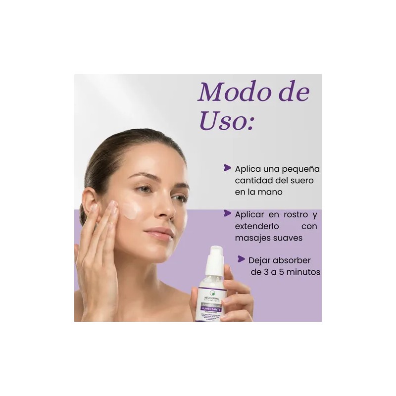 Suero Facial Humectante Vit E + Rosa Mosqueta + Jojoba