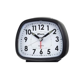 Ravel - Rayner Bold Bell Quartz Alarm Clock - Black