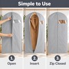 Garment Bags for Hanging Clothes – Zippered Dust Covers for
