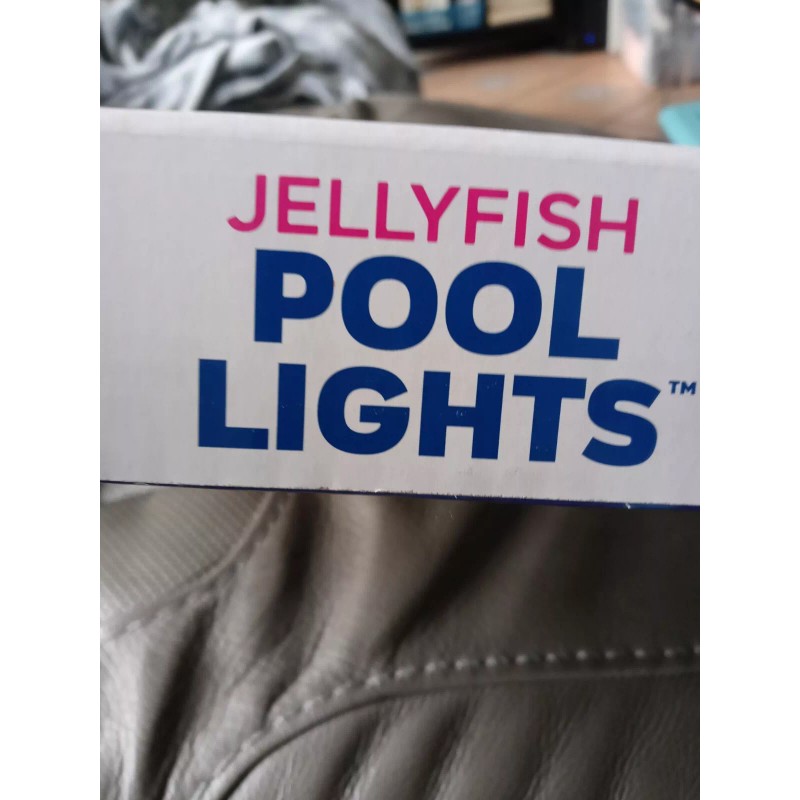 Banzai Party Floating Jellyfish Inflatable Glowing Ambient Pool Lights 2