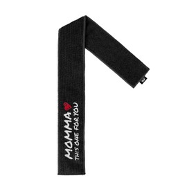 SLEEFS Momma Black Thin Football Towel