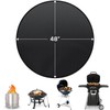 48'' Fire Pit Mat for Solo Stove Bonfire, Round Fireproof
