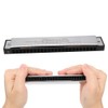C Key Harmonica 24‑Hole Polyphonic Student Adult Beginner Playing Resin