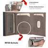 Marc Peter® Chicago Leather Push Air Slim Wallet - Airtag